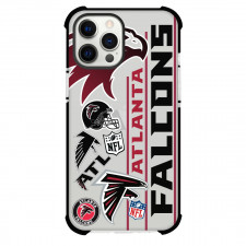 NFL Atlanta Falcons Phone Case For iPhone And Samsung Galaxy Devices - Atlanta Falcons Mania Collage Logo