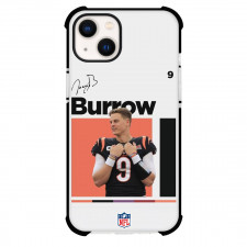 NFL Joe Burrow Phone Case For iPhone Samsung Galaxy Pixel OnePlus Vivo Xiaomi Asus Sony Motorola Nokia - Joe Burrow 9 Cincinnati Bengals Portrait With Signature Poster