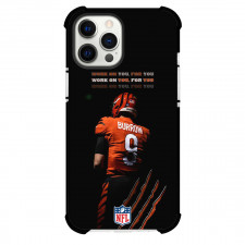 NFL Joe Burrow Phone Case For iPhone Samsung Galaxy Pixel OnePlus Vivo Xiaomi Asus Sony Motorola Nokia - Joe Burrow 9 Cincinnati Bengals Standing Back Work On You Poster