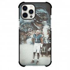 NFL Jalen Hurts Phone Case For iPhone And Samsung Galaxy Devices - Jalen Hurts 1 Philadelphia Eagles Wrappin' Up The Day Poster