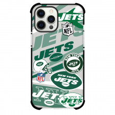 NFL New York Jets Phone Case For iPhone And Samsung Galaxy Devices - New York Jets Mania Collage Logo