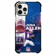 NFL Josh Allen Phone Case For iPhone Samsung Galaxy Pixel OnePlus Vivo Xiaomi Asus Sony Motorola Nokia - Josh Allen Buffalo Bills Abstract Art Poster