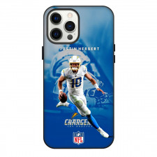 NFL Justin Herbert Phone Case For iPhone Samsung Galaxy Pixel OnePlus Vivo Xiaomi Asus Sony Motorola Nokia - Justin Herbert Los Angeles Chargers Football Start Poster