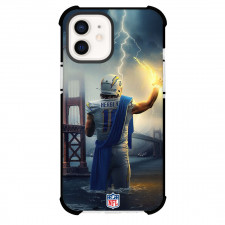NFL Justin Herbert Phone Case For iPhone Samsung Galaxy Pixel OnePlus Vivo Xiaomi Asus Sony Motorola Nokia - Justin Herbert Los Angeles Chargers We Are The Storm Poster