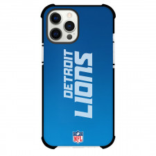 NFL Detroit Lions Phone Case For iPhone Samsung Galaxy Pixel OnePlus Vivo Xiaomi Asus Sony Motorola Nokia - Detroit Lions Lettering Logo On Blue Background