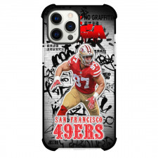 NFL Nick Bosa Phone Case For iPhone And Samsung Galaxy Devices - Nick Bosa 97 San Francisco 49ers Defensive Lineman Position Poster Art