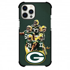 NFL Green Bay Packers Phone Case For iPhone and Samsung Galaxy Devices - Green Bay Packers Players Candid On Green Backbround