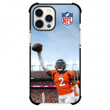 NFL Patrick Surtain Phone Case For iPhone And Samsung Galaxy Devices - Patrick Surtain 2 Denver Broncos Holding Ball Poster