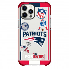 NFL New England Patriots Phone Case For iPhone And Samsung Galaxy Devices - New England Patriots Mania Collage Logo
