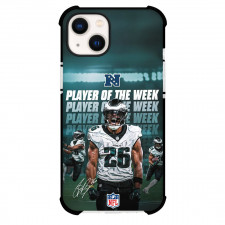 NFL Saquon Barkley Phone Case For iPhone Samsung Galaxy Pixel OnePlus Vivo Xiaomi Asus Sony Motorola Nokia - Saquon Barkley 26 Philadelphia Eagles Player Of The Week Poster
