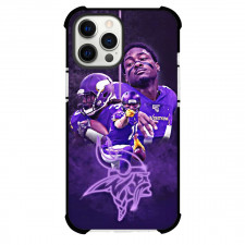 NFL Stefon Diggs Phone Case For iPhone And Samsung Galaxy Devices - Stefon Diggs 14 Buffalo Bills Purple Neon Poster
