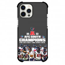 NFL Houston Texans Phone Case For iPhone and Samsung Galaxy Devices - Texans Players In White Uniform With Text South Champions