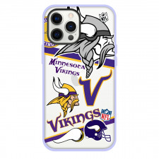 NFL Minnesota Vikings Phone Case For iPhone And Samsung Galaxy Devices - Minnesota Vikings Mania Collage Logo