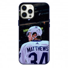 NHL Auston Matthews Phone Case For iPhone Samsung Galaxy Pixel OnePlus Vivo Xiaomi Asus Sony Motorola Nokia - Auston Matthews Toronto Maple Leafs Back View Jersey 34 Candid Poster