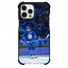 NHL Auston Matthews Phone Case For iPhone Samsung Galaxy Pixel OnePlus Vivo Xiaomi Asus Sony Motorola Nokia - Auston Matthews Toronto Maple Leafs Ice Rink Spotlight Portrait Poster