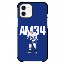 NHL Auston Matthews Phone Case For iPhone Samsung Galaxy Pixel OnePlus Vivo Xiaomi Asus Sony Motorola Nokia - Auston Matthews 34 Toronto Maple Leafs Minimal Illustration Art Poster