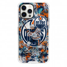 NHL Leon Draisaitl Phone Case For iPhone Samsung Galaxy Pixel OnePlus Vivo Xiaomi Asus Sony Motorola Nokia - Leon Draisaitl Edmonton Oilers Graffiti Illustration Art Poster