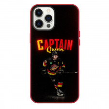 NHL Quinn Hughes Phone Case For iPhone Samsung Galaxy Pixel OnePlus Vivo Xiaomi Asus Sony Motorola Nokia - Quinn Hughes Vancouver Canucks Captain Quinn Glow Poster