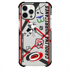 NHL Carolina Hurricanes Phone Case For iPhone And Samsung Galaxy Devices - Carolina Hurricanes Mania Collage Logo