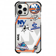 NHL New York Islanders Phone Case For iPhone And Samsung Galaxy Devices - New York Islanders Mania Collage Logo