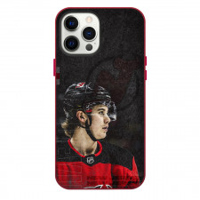 NHL Jack Hughes Phone Case For iPhone Samsung Galaxy Pixel OnePlus Vivo Xiaomi Asus Sony Motorola Nokia - Jack Hughes New Jersey Devils Cinematic Side Portrait Poster