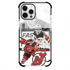 NHL Jack Hughes Phone Case For iPhone Samsung Galaxy Pixel OnePlus Vivo Xiaomi Asus Sony Motorola Nokia - Jack Hughes New Jersey Devils White Red Aesthetic Poster