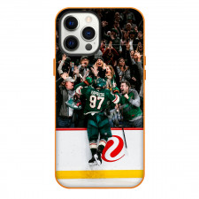NHL Kirill Kaprizov Phone Case For iPhone Samsung Galaxy Pixel OnePlus Vivo Xiaomi Asus Sony Motorola Nokia - Kirill Kaprizov Minnesota Wild Goal Celebration With Fan Poster