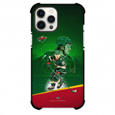 NHL Kirill Kaprizov Phone Case For iPhone Samsung Galaxy Pixel OnePlus Vivo Xiaomi Asus Sony Motorola Nokia - Kirill Kaprizov Minnesota Wild Green Neon Sports Poster
