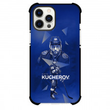 NHL Nikita Kucherov Phone Case For iPhone Samsung Galaxy Pixel OnePlus Vivo Xiaomi Asus Sony Motorola Nokia - Nikita Kucherov Tampa Bay Lightning Blue Monochrome Portrait Poster