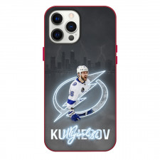 NHL Nikita Kucherov Phone Case For iPhone Samsung Galaxy Pixel OnePlus Vivo Xiaomi Asus Sony Motorola Nokia - Nikita Kucherov Tampa Bay Lightning Neon Thunder City Poster