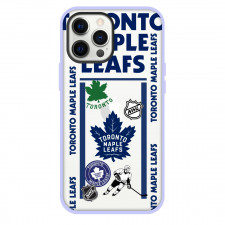 NHL Toronto Maple Leafs Phone Case For iPhone And Samsung Galaxy Devices - Toronto Maple Leafs Mania Collage Logo