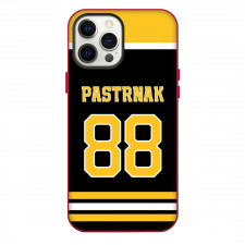 NHL David Pastrnak Phone Case For iPhone Samsung Galaxy Pixel OnePlus Vivo Xiaomi Asus Sony Motorola Nokia - David Pastrnak Boston Bruins Jersey Number 88 Minimalist Poster