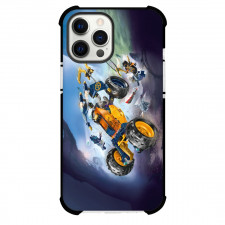 Ninjago Arin Phone Case For iPhone and Samsung Galaxy Devices - Arin Riding Buggy Car Illustration