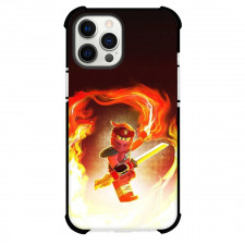 Ninjago Kai Phone Case For iPhone and Samsung Galaxy Devices - Kai Fighting Pose Illustration