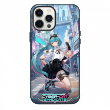Neverness To Everness Mint Phone Case For iPhone Samsung Galaxy Pixel OnePlus Vivo Xiaomi Asus Sony Motorola Nokia - Mint Cyber Cat Syndicate Poster