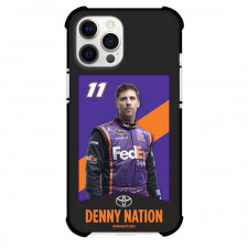 Nascar Phone Case For iPhone and Samsung Galaxy Devices - Nascar Denny Hamlin 11 Denny Nation Poster