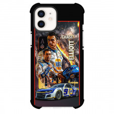 Nascar Phone Case For iPhone and Samsung Galaxy Devices - Nascar Chase Elliott 9 With His Camaro Illustration Art