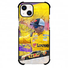 Nascar Phone Case For iPhone and Samsung Galaxy Devices - Nascar Michael McDowell 34 Signed Loves Poster