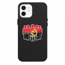 Angola Phone Case For iPhone Samsung Galaxy Pixel OnePlus Vivo Xiaomi Asus Sony Motorola Nokia - Angola Flag People Icon Illustration Sticker