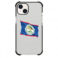 Belize Phone Case For iPhone Samsung Galaxy Pixel OnePlus Vivo Xiaomi Asus Sony Motorola Nokia - Belize Flag Blowing in Wind Sticker