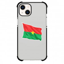 Burkina Faso Phone Case For iPhone Samsung Galaxy Pixel OnePlus Vivo Xiaomi Asus Sony Motorola Nokia - Burkina Faso Flag Blowing Sticker