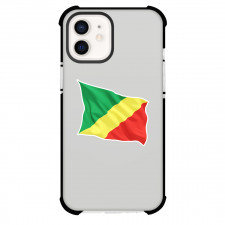 Central African Republic Phone Case For iPhone Samsung Galaxy Pixel OnePlus Vivo Xiaomi Asus Sony Motorola Nokia - Central African Republic Flag Blowing Sticker