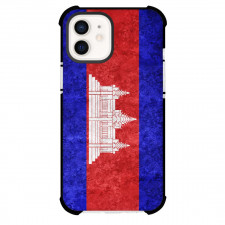 Cambodia Phone Case For iPhone Samsung Galaxy Pixel OnePlus Vivo Xiaomi Asus Sony Motorola Nokia - Cambodia Flag Grunge Effect Poster