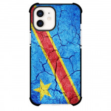 Republic of The Congo Phone Case For iPhone Samsung Galaxy Pixel OnePlus Vivo Xiaomi Asus Sony Motorola Nokia - Republic of The Congo Flag On The Cracked Earth Poster