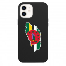 Dominica Phone Case For iPhone Samsung Galaxy Pixel OnePlus Vivo Xiaomi Asus Sony Motorola Nokia - Dominica Flag Map Sticker
