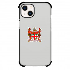 Fiji Phone Case For iPhone Samsung Galaxy Pixel OnePlus Vivo Xiaomi Asus Sony Motorola Nokia - Fiji Coat Of Arms Sticker