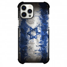 Israel Phone Case For iPhone Samsung Galaxy Pixel OnePlus Vivo Xiaomi Asus Sony Motorola Nokia - Israel Flag Blue Hexagram Illustration Poster