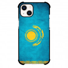 Kazakhstan Phone Case For iPhone Samsung Galaxy Pixel OnePlus Vivo Xiaomi Asus Sony Motorola Nokia - Kazakhstan Flag Grunge Effect Poster