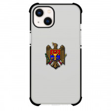 Moldova Phone Case For iPhone Samsung Galaxy Pixel OnePlus Vivo Xiaomi Asus Sony Motorola Nokia - Moldova Coat Of Arms Sticker