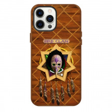 Native American Cherokee Tribe Phone Case For iPhone Samsung Galaxy Pixel OnePlus Vivo Xiaomi Asus Sony Motorola Nokia - Cherokee Tribe Bird Clan Mask Poster